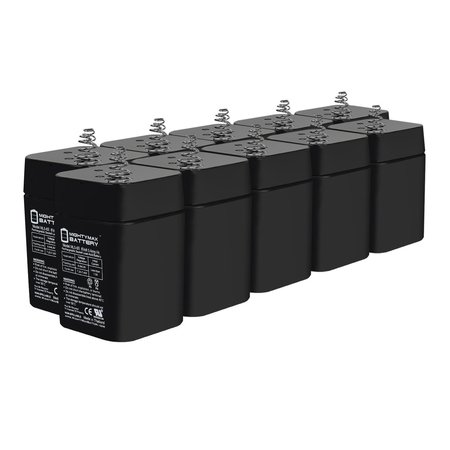 6V 5AH SLA Replacement Battery Compatible with Moultrie Pro Hunter Feeder Kit - 10PK -  MIGHTY MAX BATTERY, MAX3985798